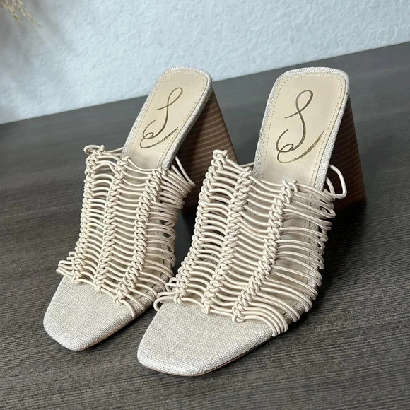 Sam Edelman Laurette Women's Strappy Open Toe Heels - Picture 4 of 12